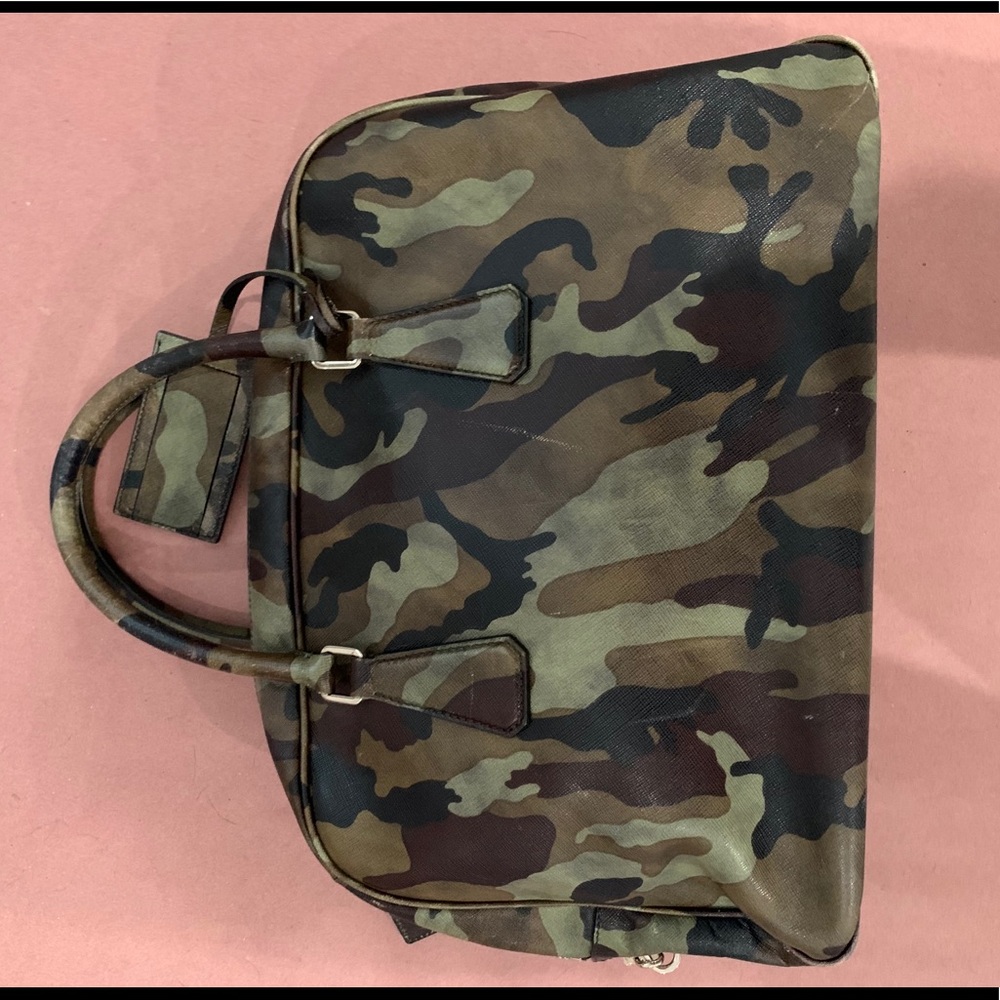 Prada Saffiano Camouflage Tote 2012